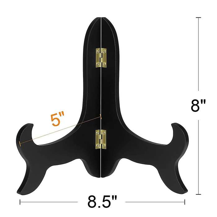 6 Pieces Of 5-inch Wooden Display Shelf Board Easel Stand