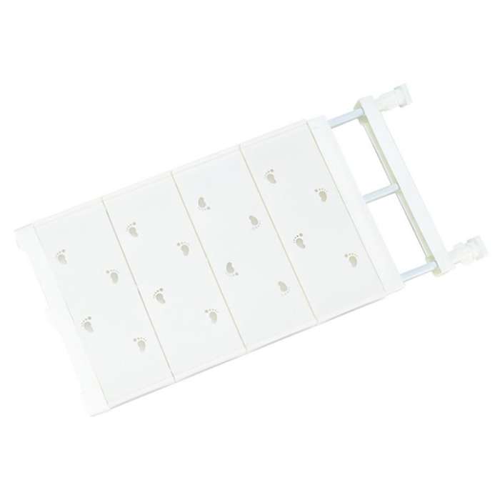 Retractable Airing Cupboard Storage Rack Shelf for Bookcase 24x48cm