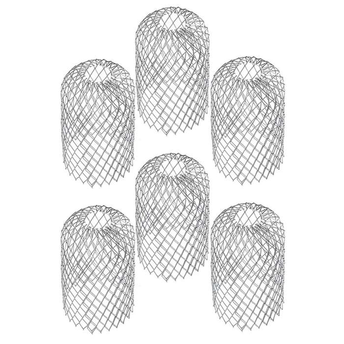 6pcs Roof Gutter Guard Filters Anti - Blocking Leaf Drain Net Cover
