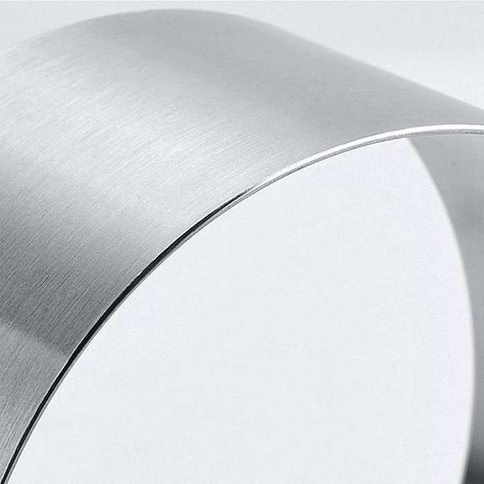 8 Pieces Stainless Steel Mousse Rings Round Biscuit Cutter Cake Mold
