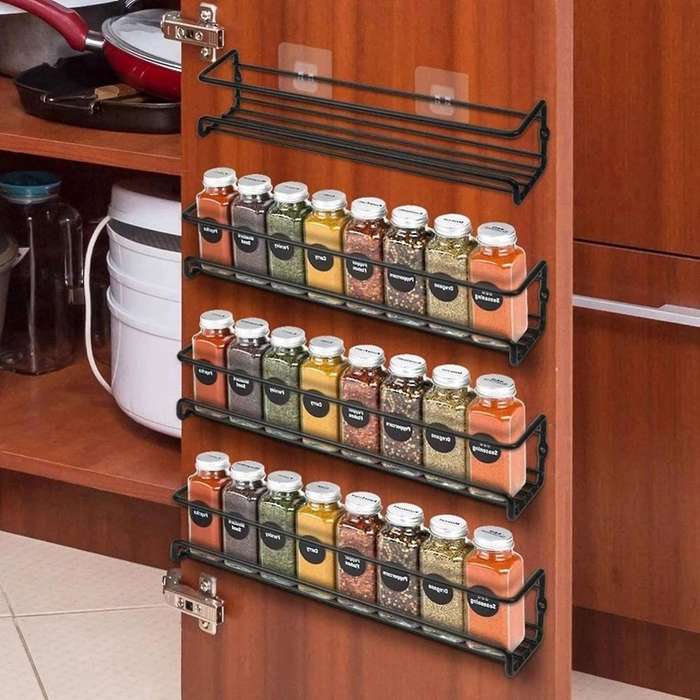 Kitchen Organizer Spice Organizer Wall Mount Seasoning Holder A