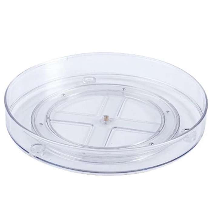 Transparent Multifunctional Rotating Rack Round Plastic Turntable -s