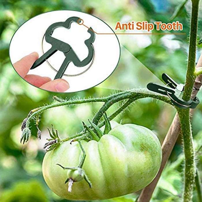 Plant Support Clip Ties Gardening Gentle Plant & Flower Clamps