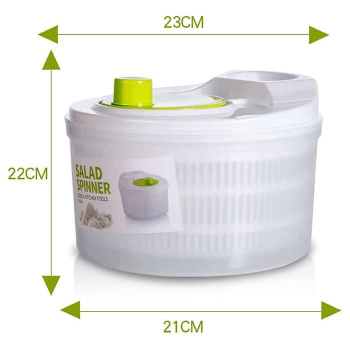 Salad Washing Machine Lettuce Rotating Vegetable Washer Large