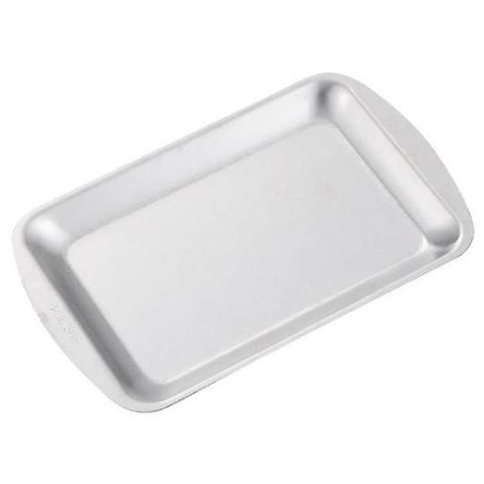 Dinner Plate 304 Stainless Steel Rectangular Plate Barbecue Plate, B