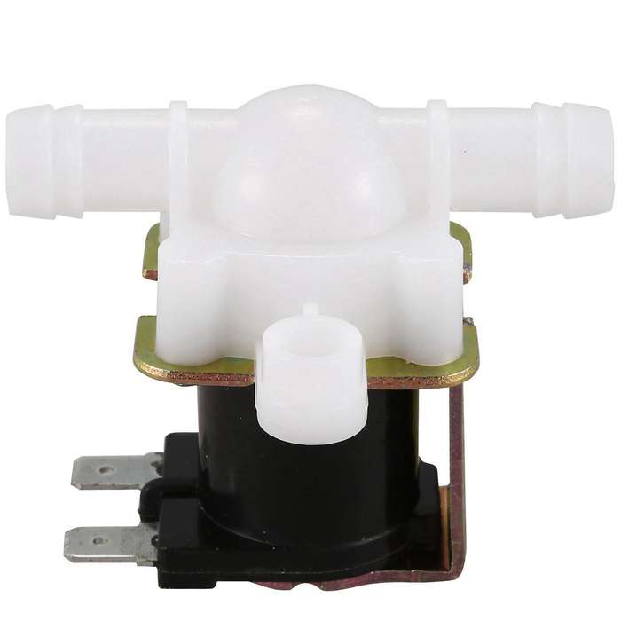 2x 3/8inch 12vdc Hose Barb Solenoid Valve Plastic Body,white & Black