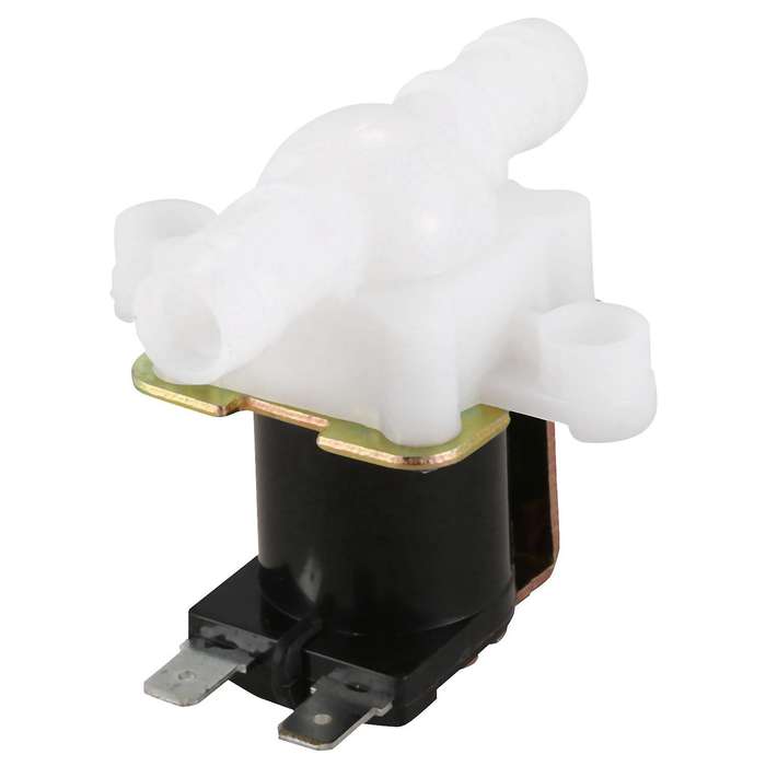 2x 3/8inch 12vdc Hose Barb Solenoid Valve Plastic Body,white & Black