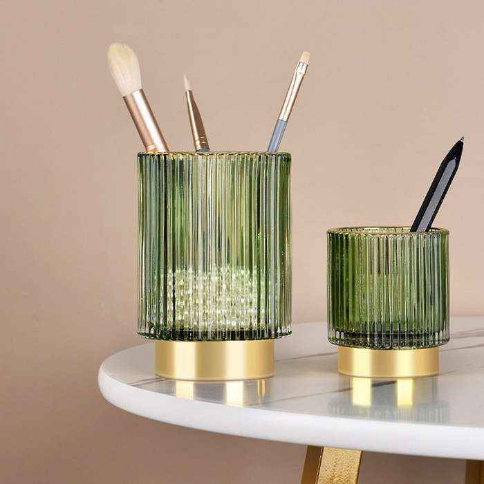 Nordic Home Dressing Table Decoration Makeup Brush Holder S Green