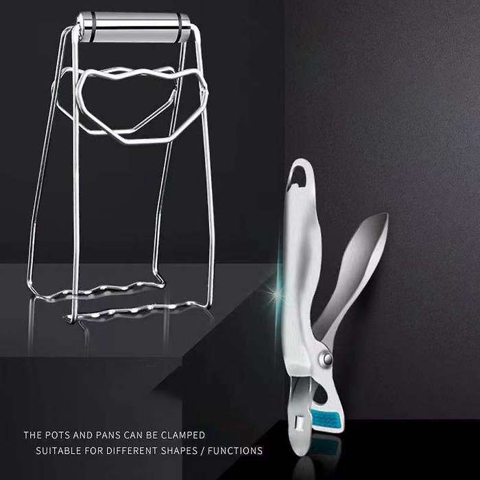 Stainless Steel Anti Scalding Clip Household Dish Clip Kitchen