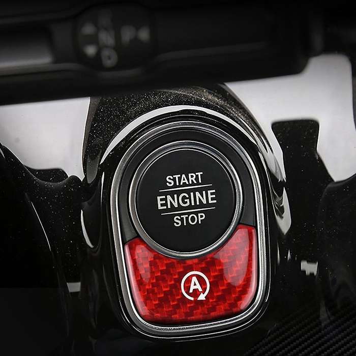 Car Engine Start Stop Button Cover Sticker Trim Accessories