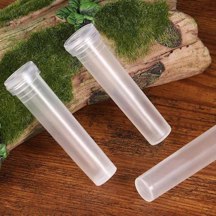 100pcs Plastic Culture Tubes Durable Flower Growing Tubes