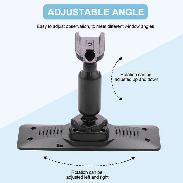 1x Car Interior Rear View Mirror Back Panel Mounting Bracket for Car