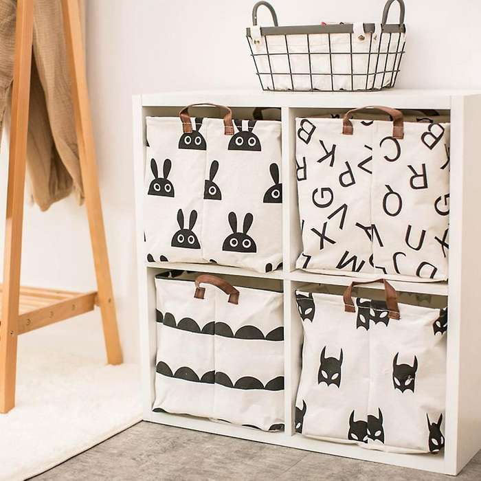 Organizer New Foldable Storage Basket Kids Toys Clothes Storage Box A
