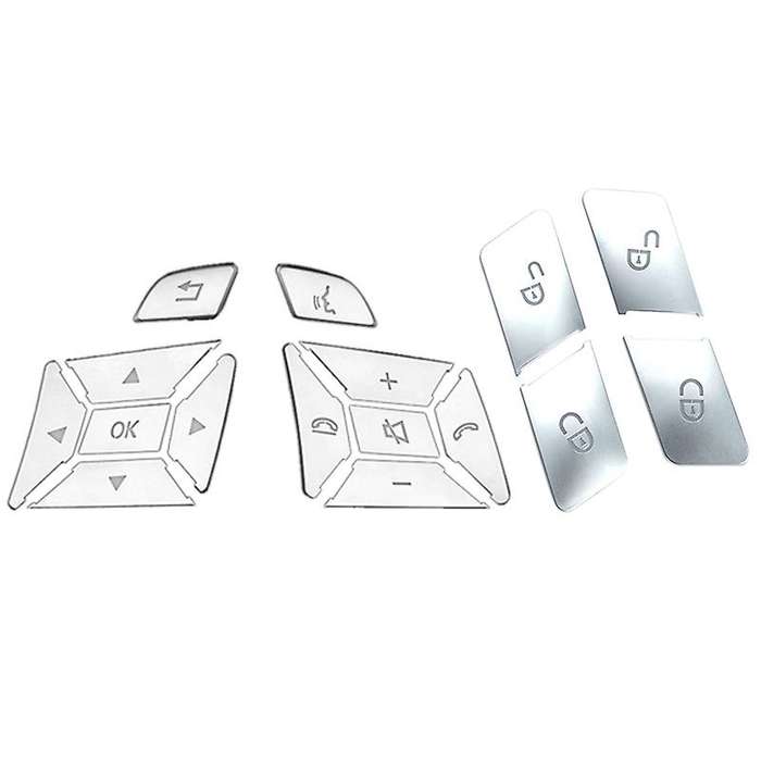 4pcs Car Door Unlock Buttons Decoration for Mercedes Benz Gla Cla Glk