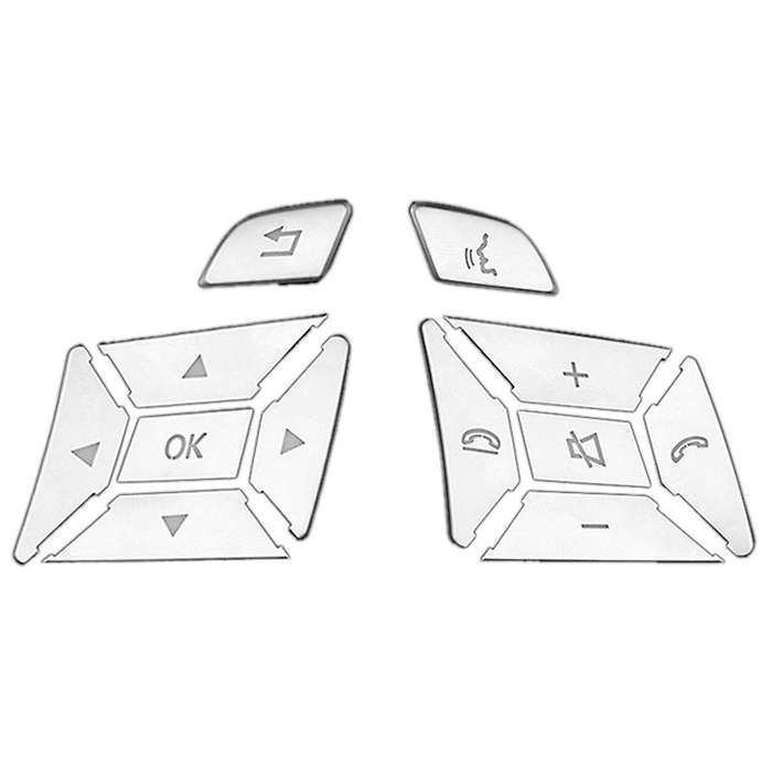 4pcs Car Door Unlock Buttons Decoration for Mercedes Benz Gla Cla Glk