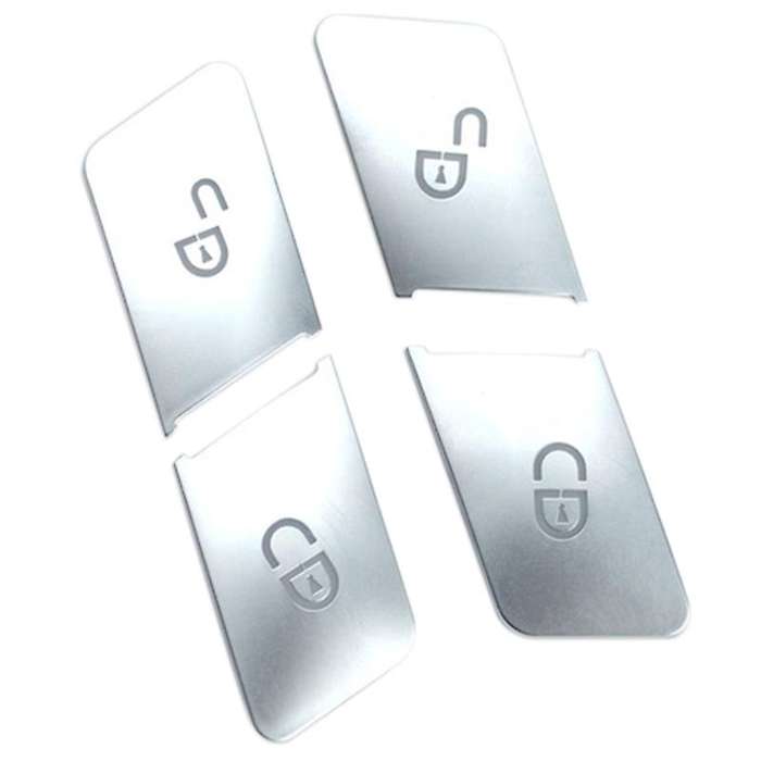 4pcs Car Door Unlock Buttons Decoration for Mercedes Benz Gla Cla Glk