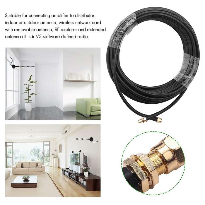 Sma Wifi Antenna Extension 10m Sma Male to Sma Female Low Loss