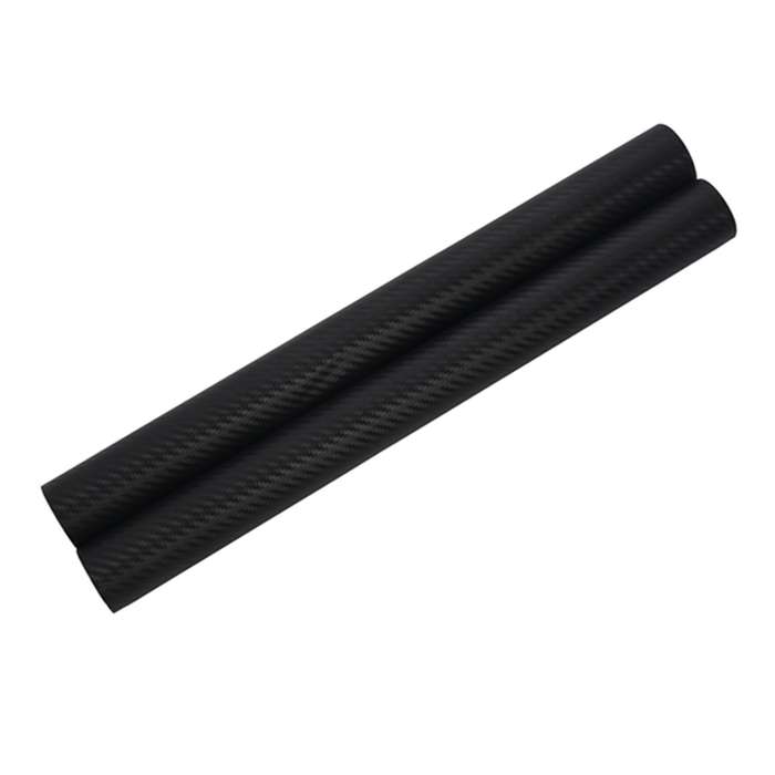 2pcs 40cm X 200cm 3d Carbon Fiber Wrap Decal Car Home Wallpaper Black