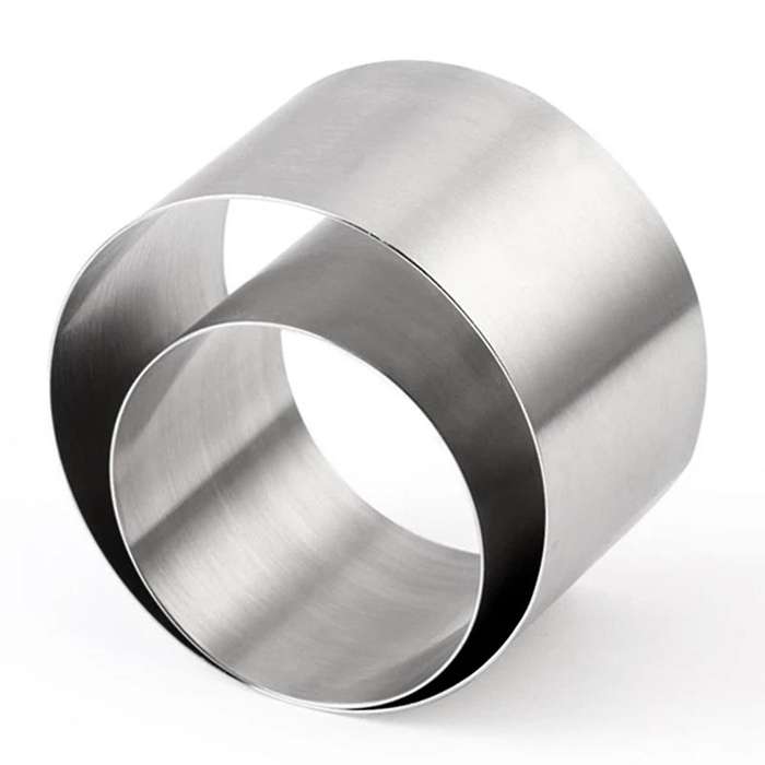 Round Stainless Steel Mousse Ring Cake Mold Biscuit Mold 8x5cm
