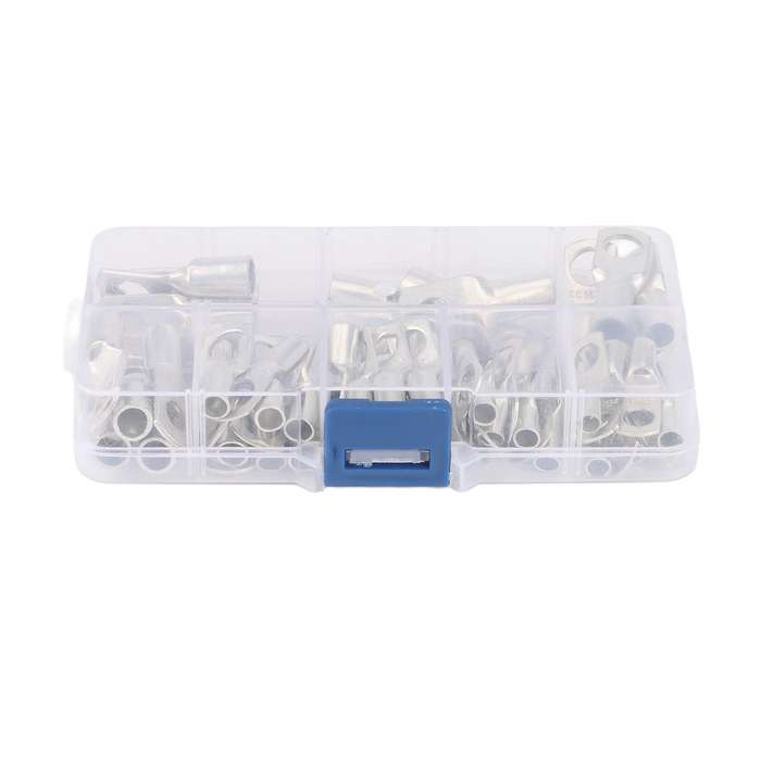 60 Pieces Of Various Heavy Metal Wire Lug Battery Cables Tin Copper