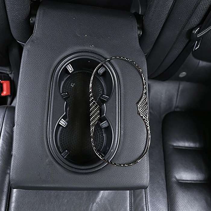 Car Cup Holder Panel Frame Cover Trim for Touareg 2011-2018