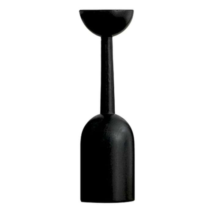 Wooden Candle Holder Black Simple Modern Creative Art Candlestick,c