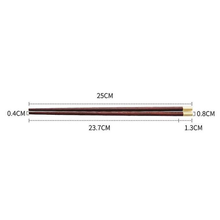 10pairs Wooden Chopsticks without Lacquer&wax Household Health