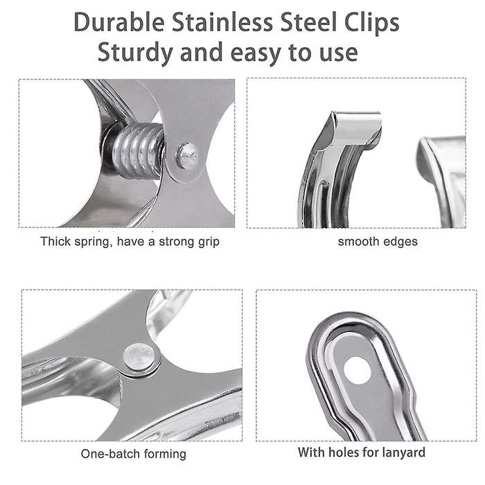 40pcs Garden Clips,stainless Steel Greenhouse Clips for Netting,plant