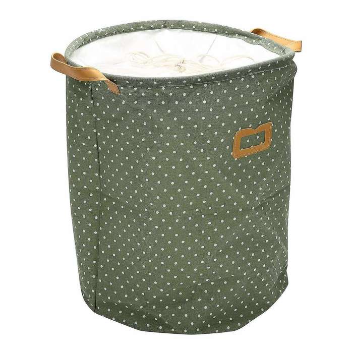 Waterproof Laundry Basket Gift Bag Clothes Storage Basket Green
