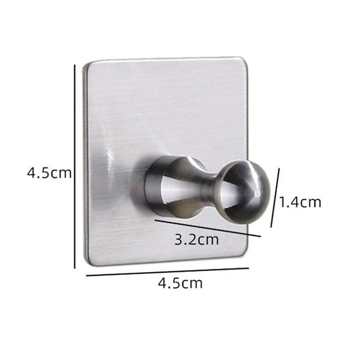 4pcs Adhesive Hooks,towel Hooks, for Bathroom Shower, Kitchen, Home