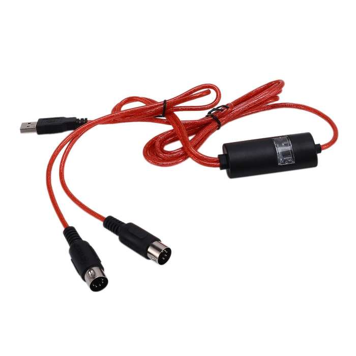 5-pin Midi to Usb In-out Cable Adapter Converter for Music Piano