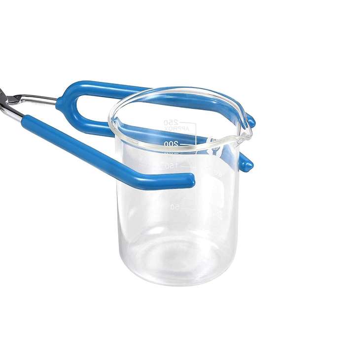 3 Prongs Stainless Steel Laboratory Beaker Clip Pliers Securing Clip