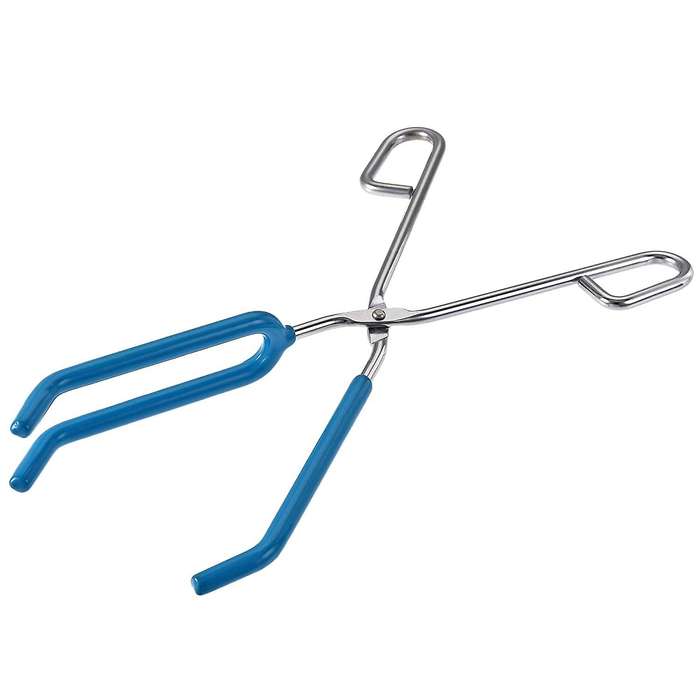 3 Prongs Stainless Steel Laboratory Beaker Clip Pliers Securing Clip
