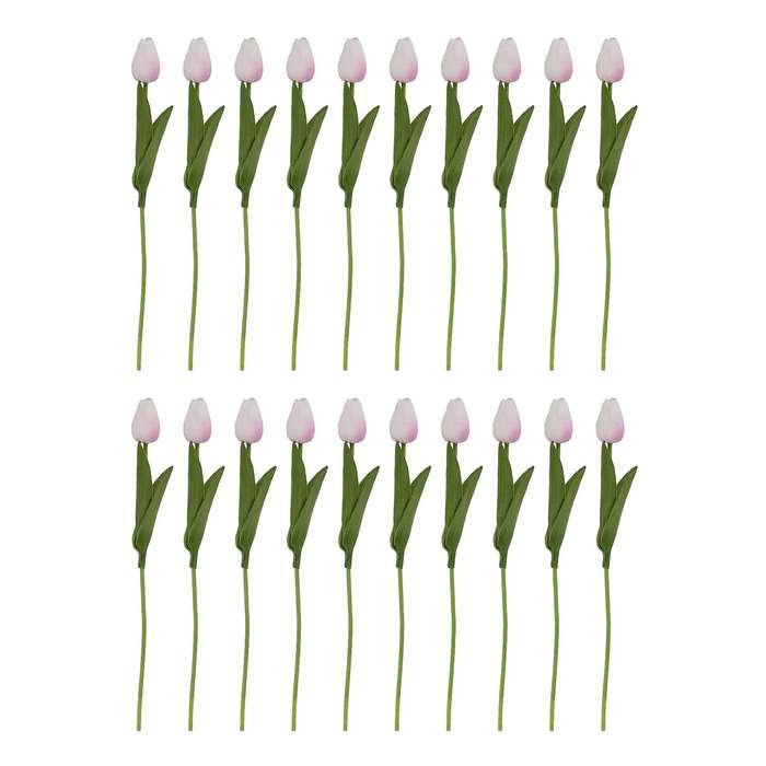10pcs Tulip Flower Latex Real Touch for Wedding Bouquet (pink Tulip)