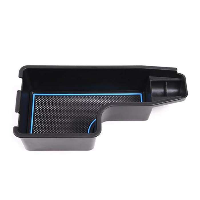 Car Central Console Armrest Storage Box Pallet Tray Container(blue)