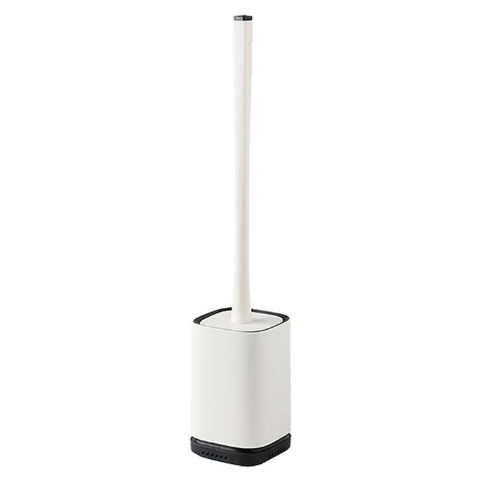 Silicone Toilet Brush No Dead Corners for Washing Toilet White