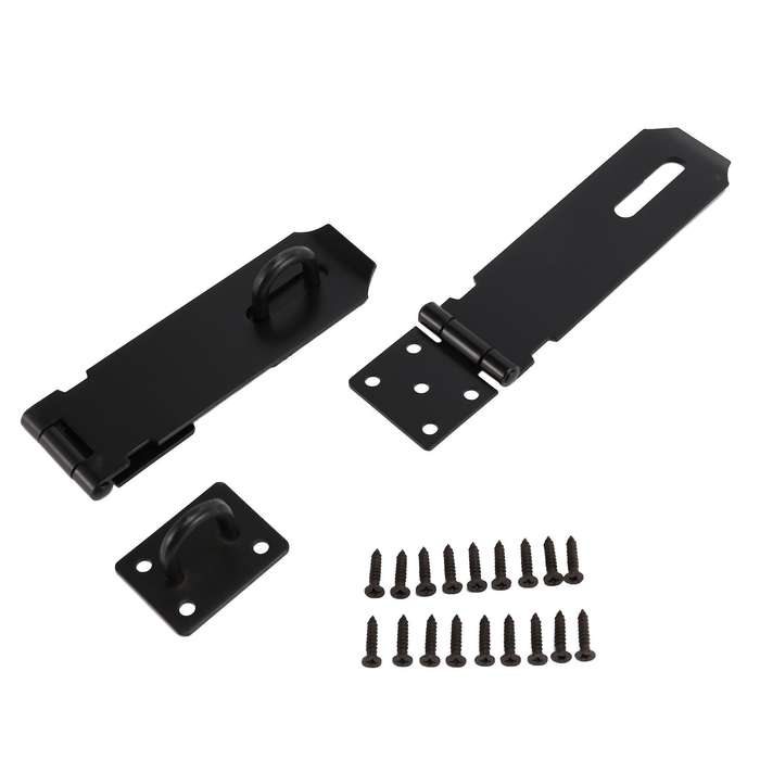 2 Pack 5 Inch Stainless Steel Packlock Clasp Gate Lock with Screws