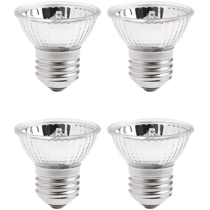 4-pack 50w 25w Uva + Uvb Full Spectrum Sun Lamp for Lizard Reptiles