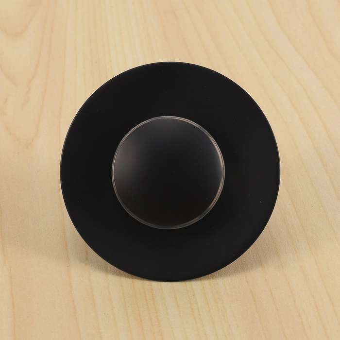 Drain Fitting Washbasin, Universal Pop-up Valve Plug, Sink (black)