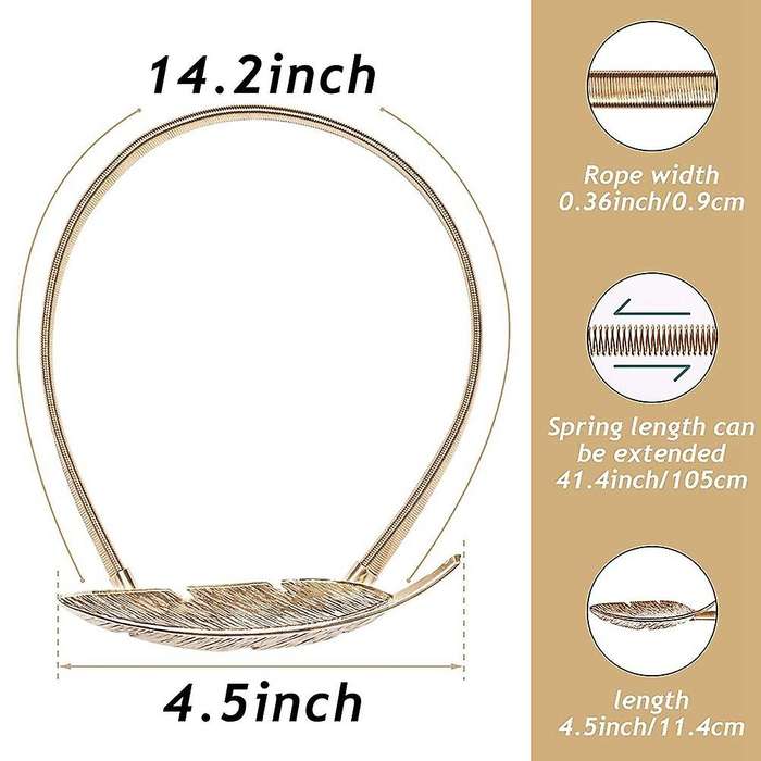Curtain Tiebacks Spring Design Curtain Ties for Drapes Curtain Gold
