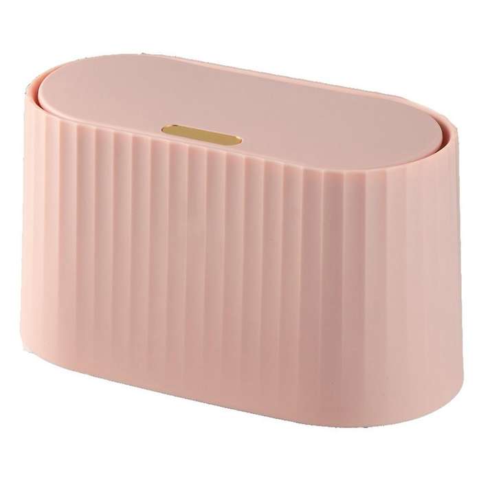 Mini Trash Can Small Waste Bin Desktop Garbage Basket Home,b
