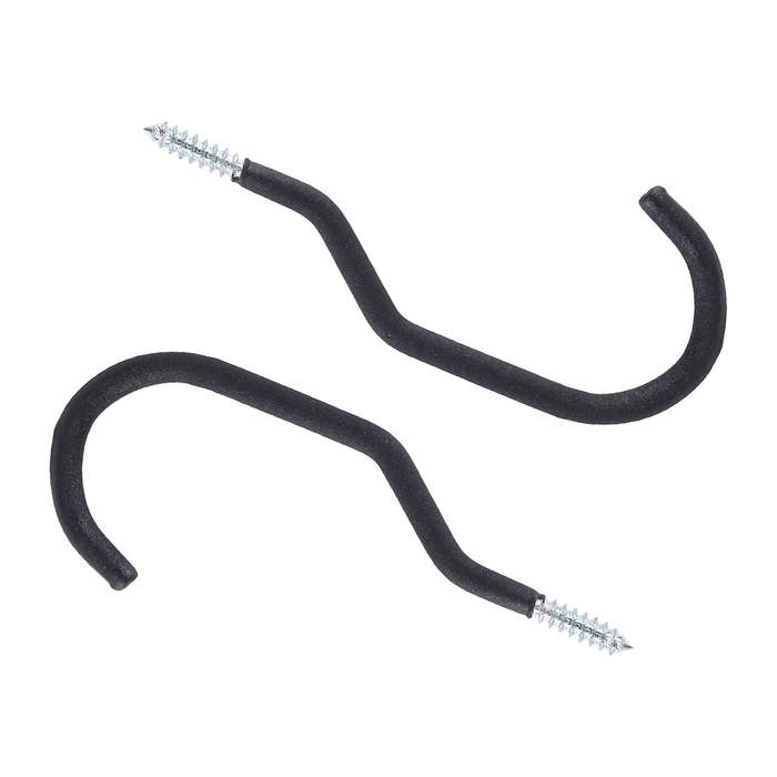 9 Pack Bike Storage Hook Rack, Heavy Duty Large Screw Hooks