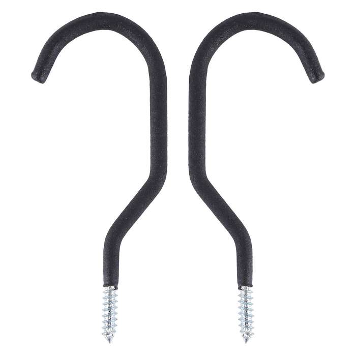 9 Pack Bike Storage Hook Rack, Heavy Duty Large Screw Hooks