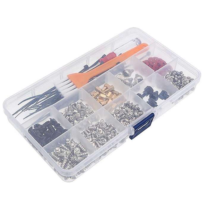330pcs Diy Personal Computer Assemble Case Screw Bolt Assortment Kit