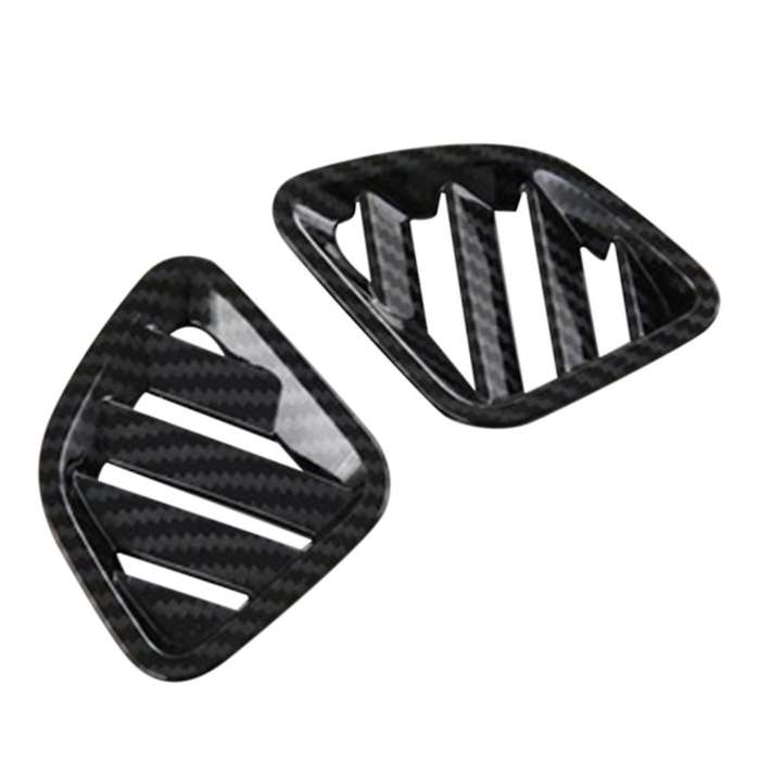 Car Carbon Fiber Dashboard Side Upper Air Vent Housing Outlet Frame