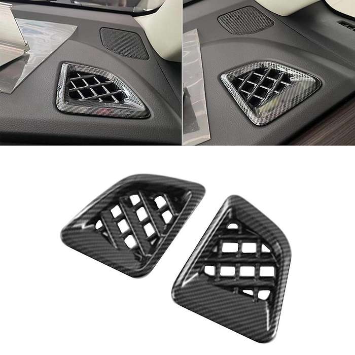 Carbon Fiber Car Front Dashboard Y Model Air Outlet Cover Frame