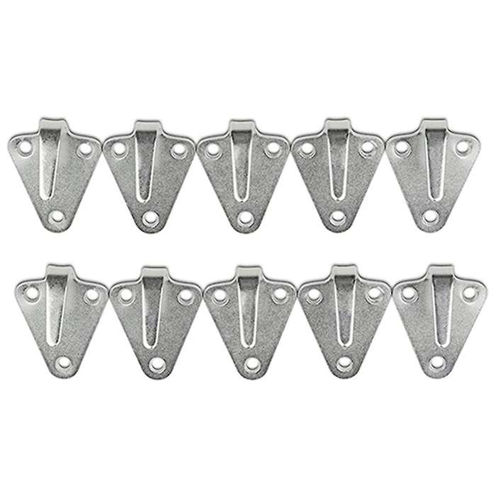 Three-hole Waterproof Tarpaulin Hook Iron Plate Hook for Trailers
