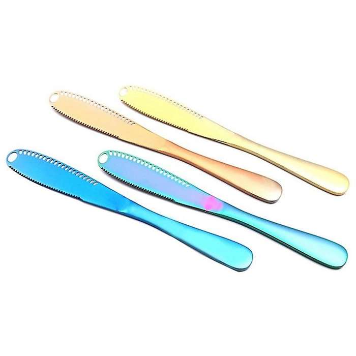 4pcs Stainless Steel Butter Knife Dessert Tools Breakfast Tool