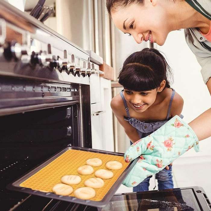 Pyramid Baking Mats,non Stick Reusable Bakeware Pan for Grilling Bbq