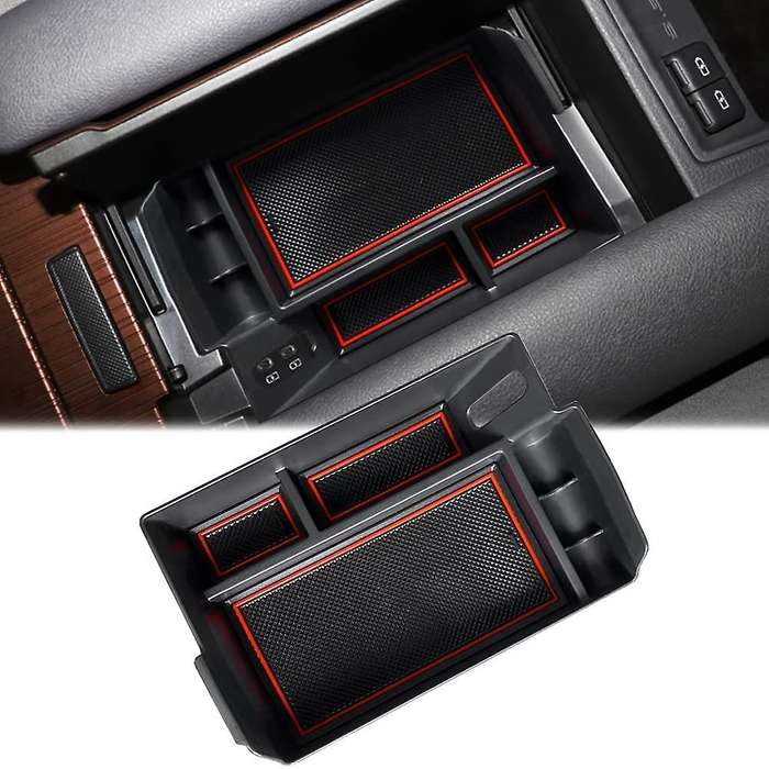 Center Console Organizer for 2021 2022 Toyota Sienna Xl40, Red